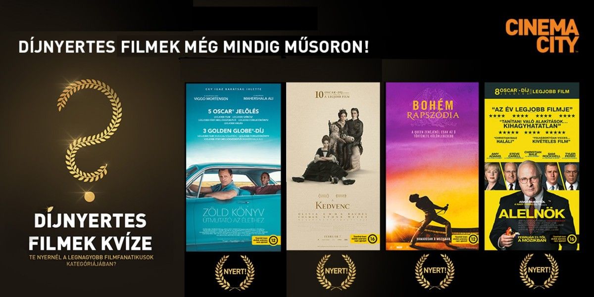 📷 Oszkár díjnyertes és jelölt filmek