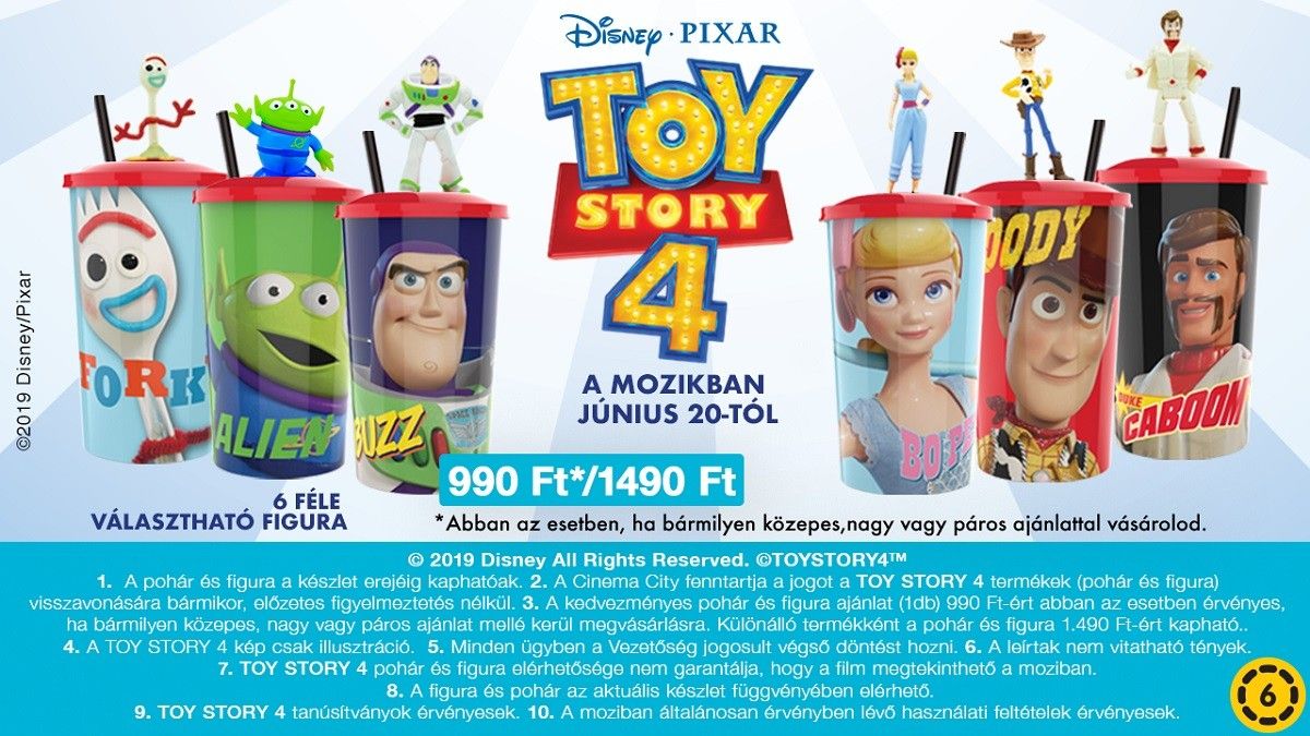 📷 Toy Story 4 büfé ajánlat