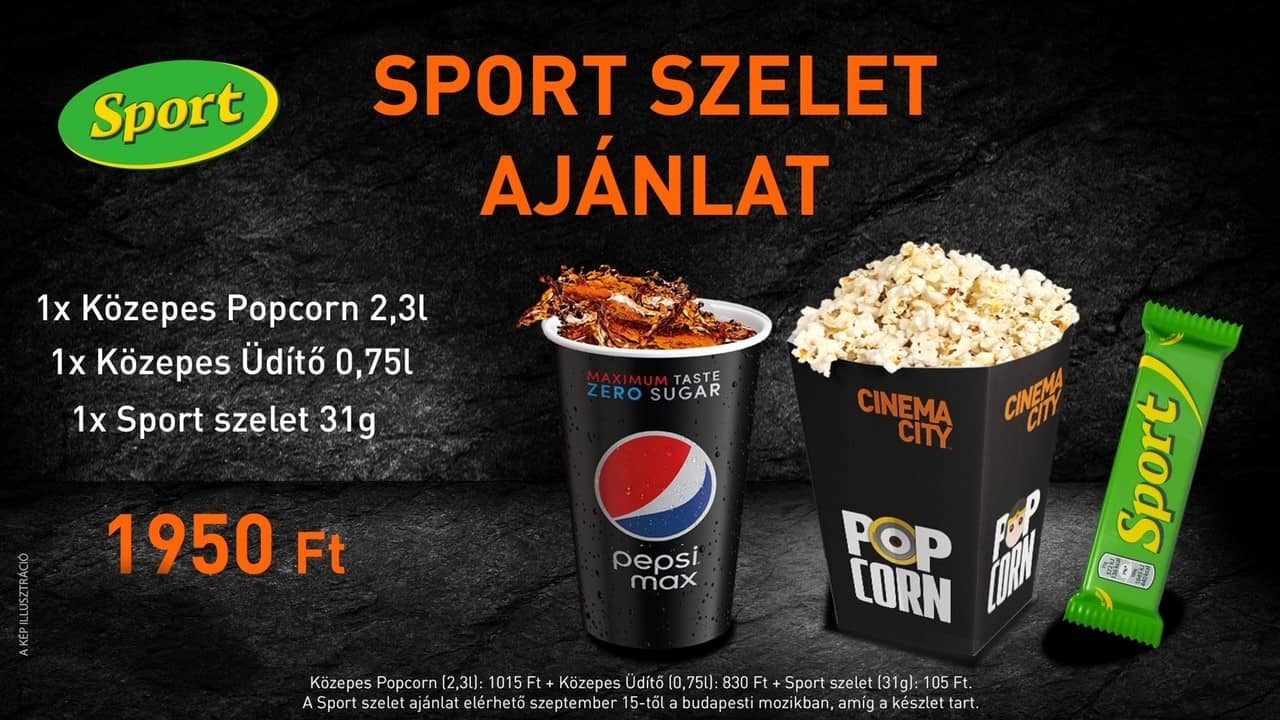❏ Sport szelet ajánlat - szept.15-től