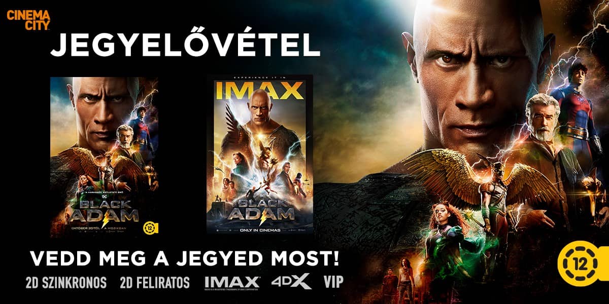 ❏ Black Adam jegyelővétel elindult