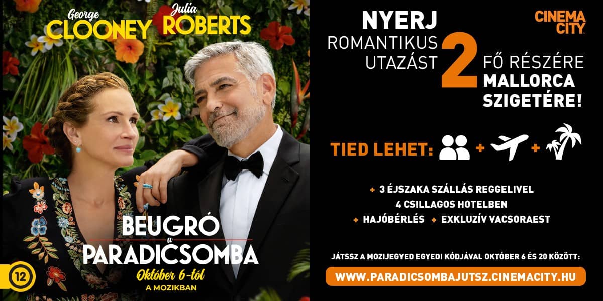 ❏ Nyerj romantikus utazást - Paradicsomba jutsz