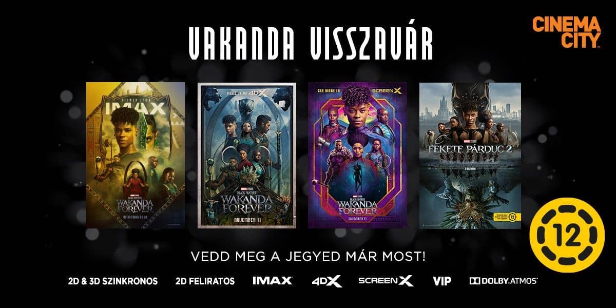 ❏ Vakanda visszavár - jegyelővétel