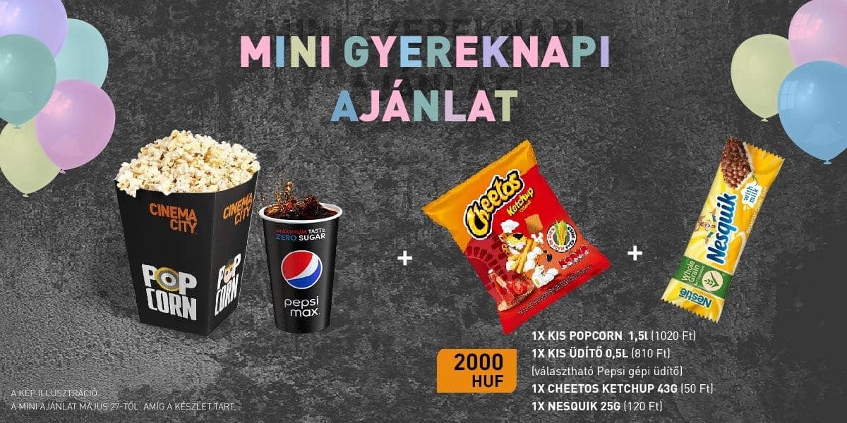 ❏ Mini gyereknapi ajánlat