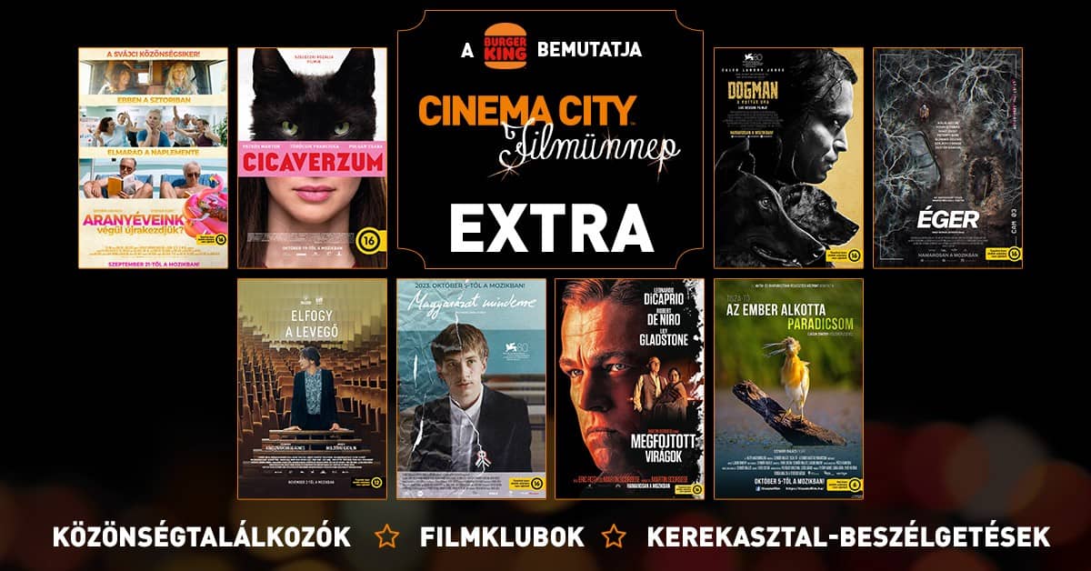 ❏ 	Cinema City Filmünnep - közönségtalálkozók