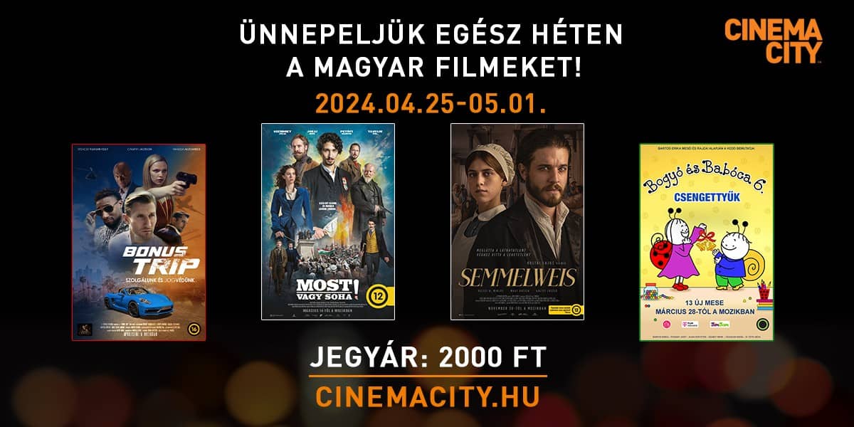 ❏ Ünnepeljük egész héten a magyar filmeket!