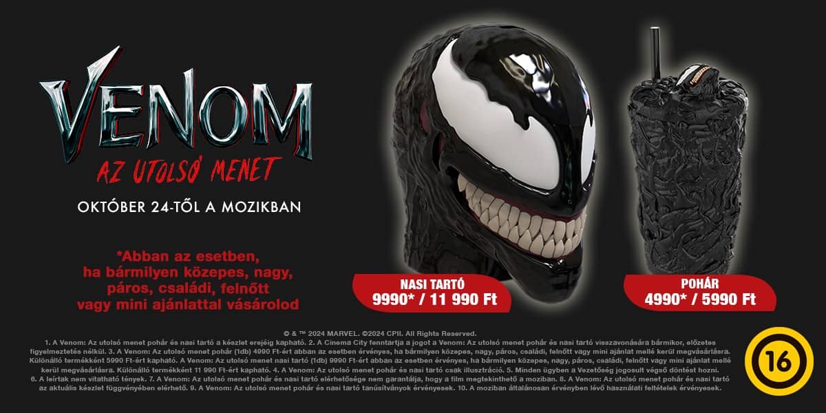 ❏ Venom büfes termékek