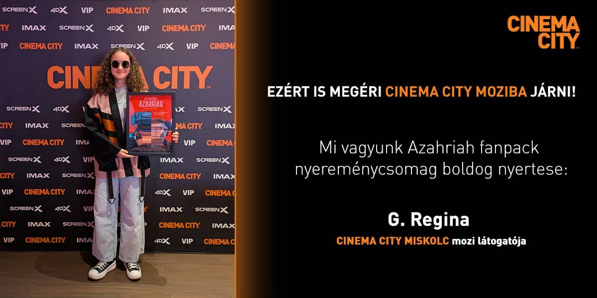 ❏ Mi vagyunk Azahriah nyereménycsomag nyertese