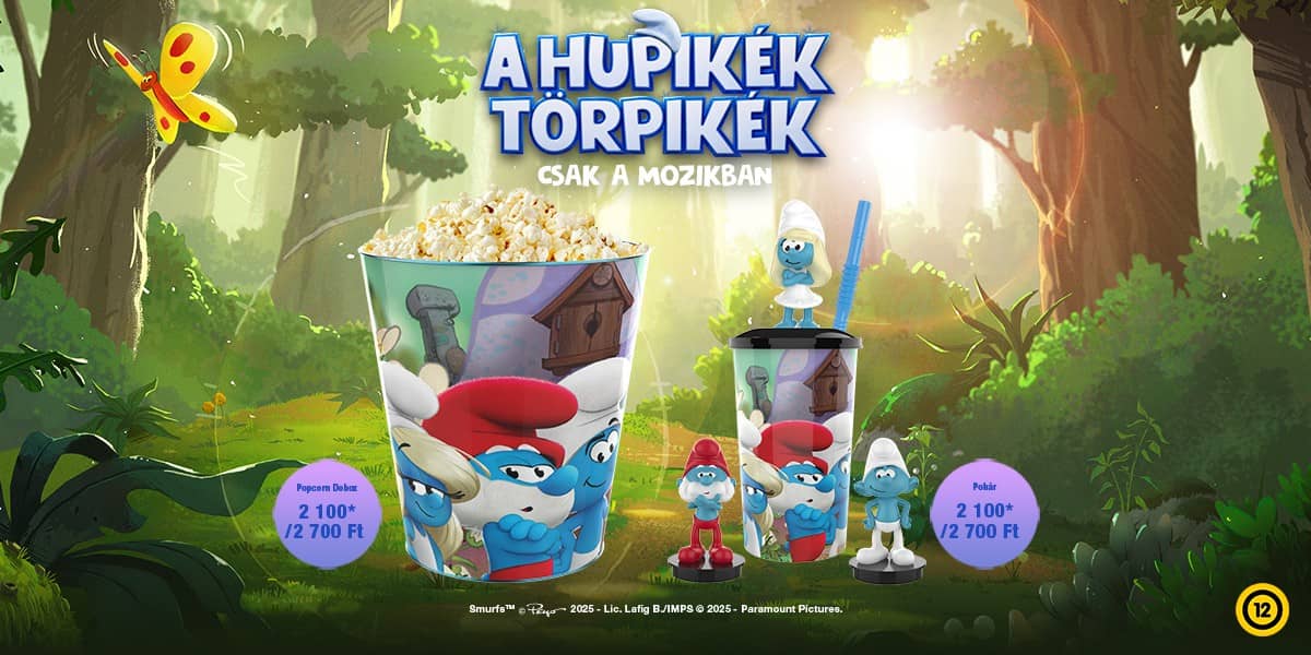 ❏ Hupikék törpikék pohár