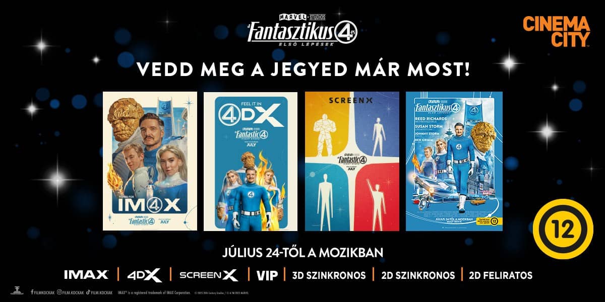 ❏ A Fantasztikus 4-es - jegyelővétel