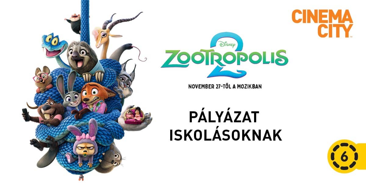 ❏ Zootropolis - pályázat iskolásoknak