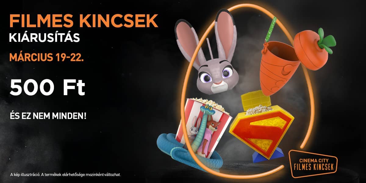 ❏ Filmes kincsek kiárusítása március 19-22.