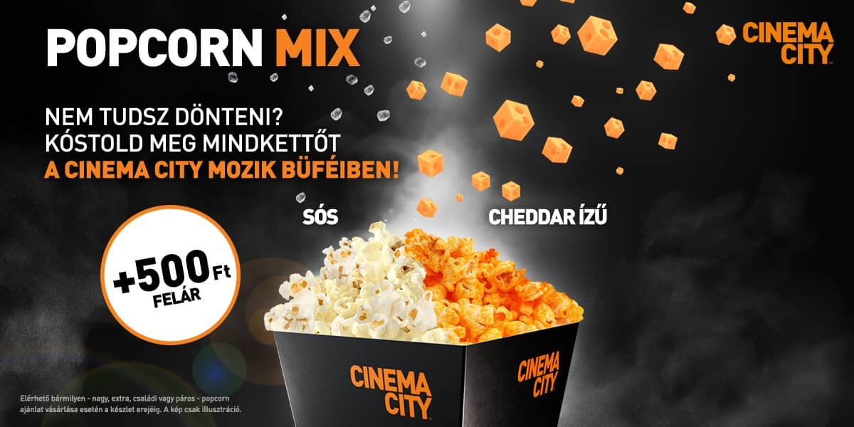 ❏ Popcorn mix a büfében