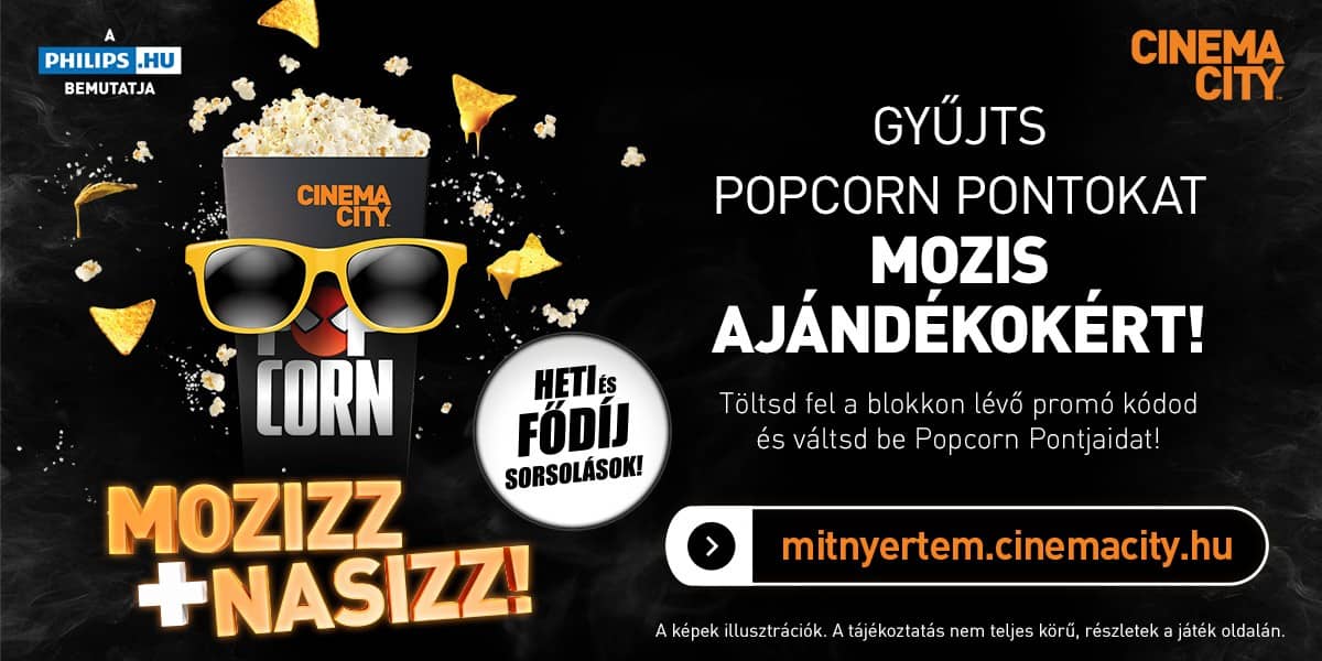 ❏ Mozizz + nasizz gyűjts Popcorn Pontokat!