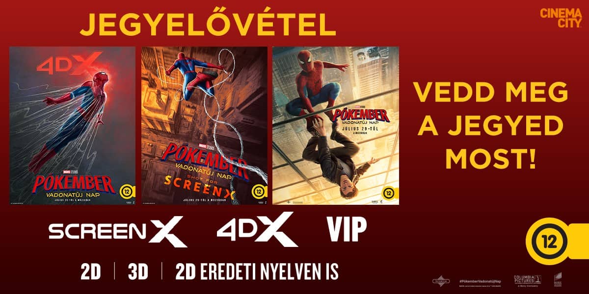 ❏ Pókember - Vadonatúj nap jegyelővétel