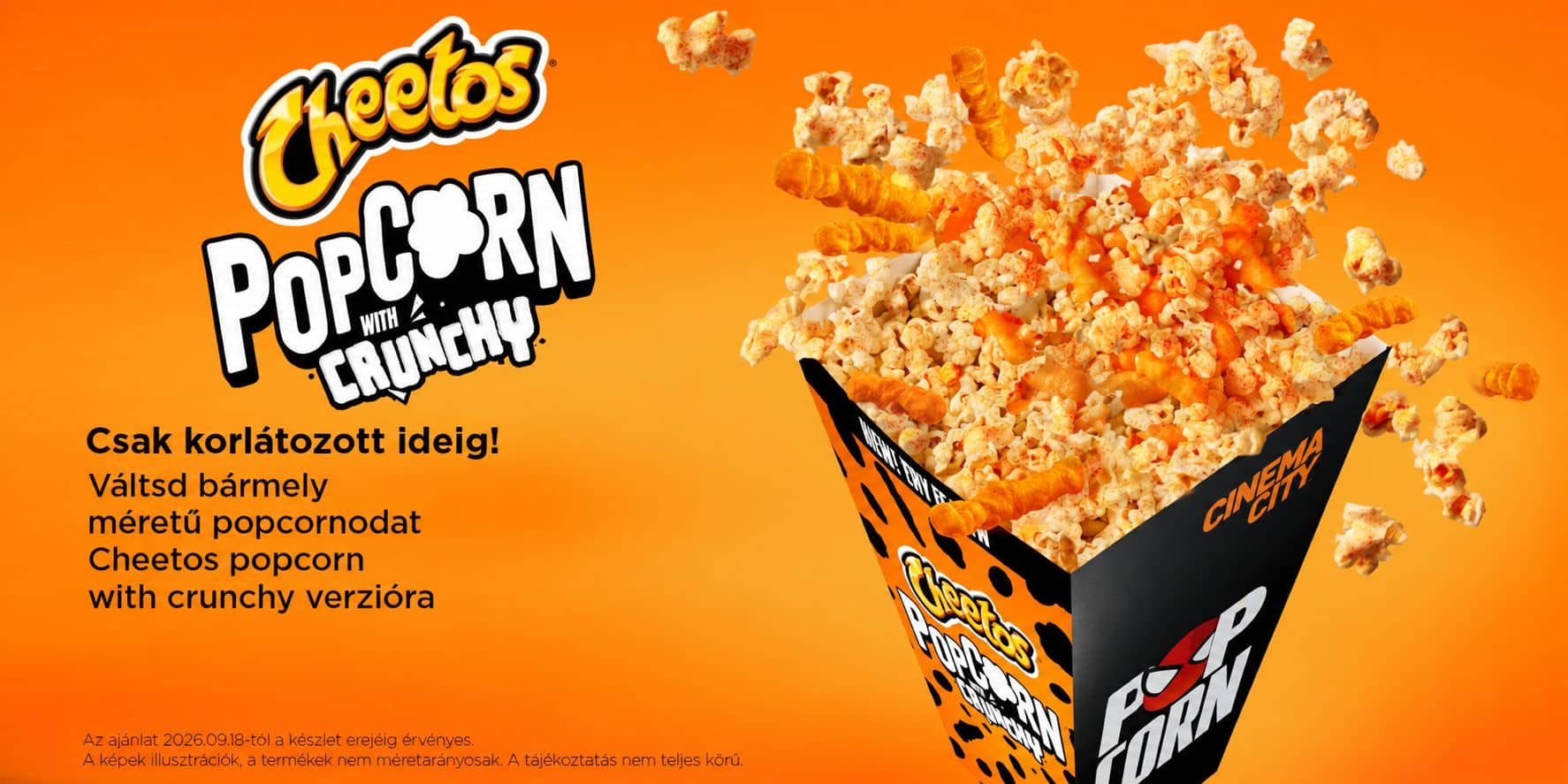❏ Cheetos Popcorn with Crunchy