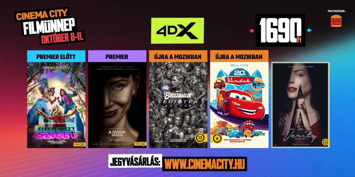 ❏ Cinema City Filmünnep - 4DX